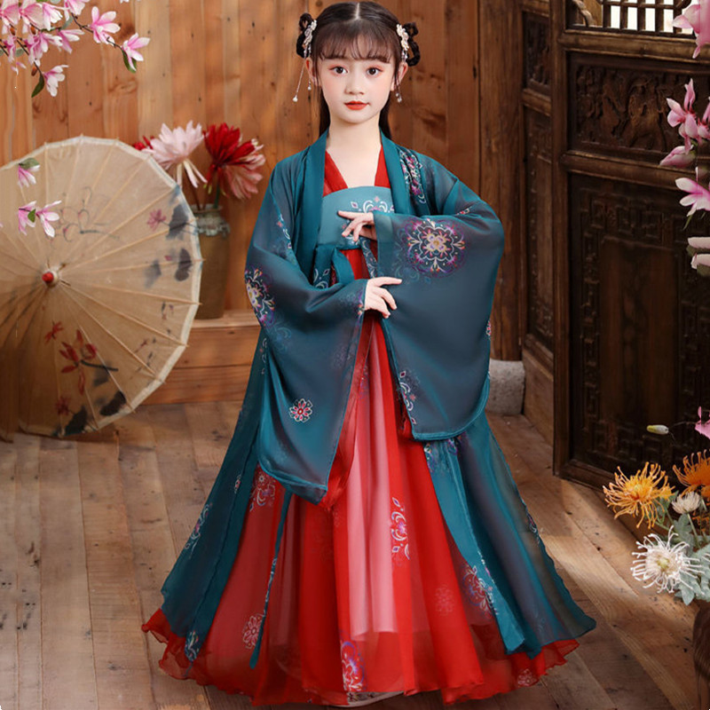 Baby Clothing For Summer - Summer Hanfu Dress Girl Fairy Tang