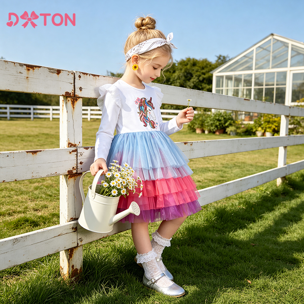 Baby Clothing Layers - DXTON Children Cake Dress For Girls