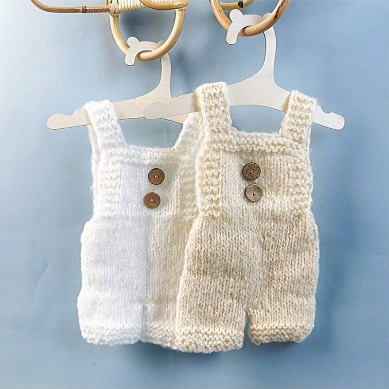 Baby Clothing Newborn - Newborn Photography Props Soft Mohair Knitted