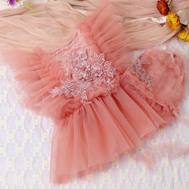 Ylsteed Newborn Girl Mesh Romp - Baby Clothing Newborn ulasan dan harga