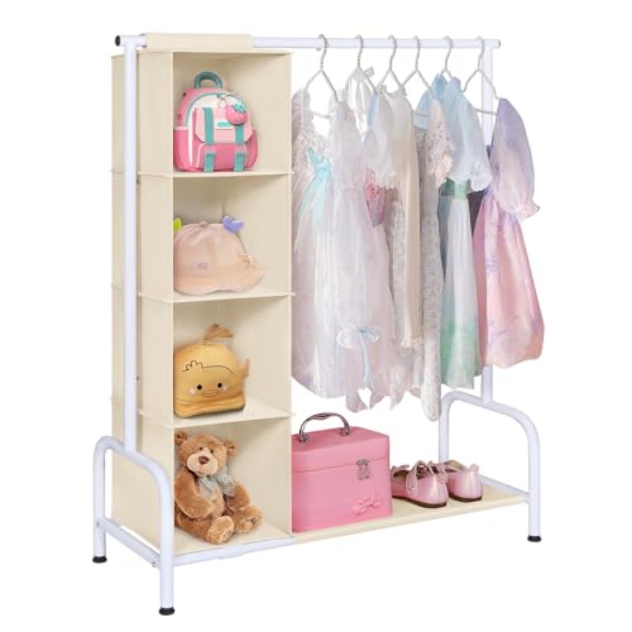 Clothing Rack with Hanging Org - Baby Clothing Hanging Rack ulasan dan harga
