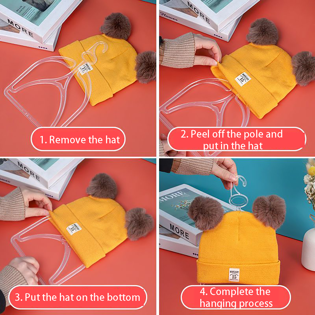 Simple Hat Display Rack Baby C - Baby Clothing Hanging Rack ulasan dan harga