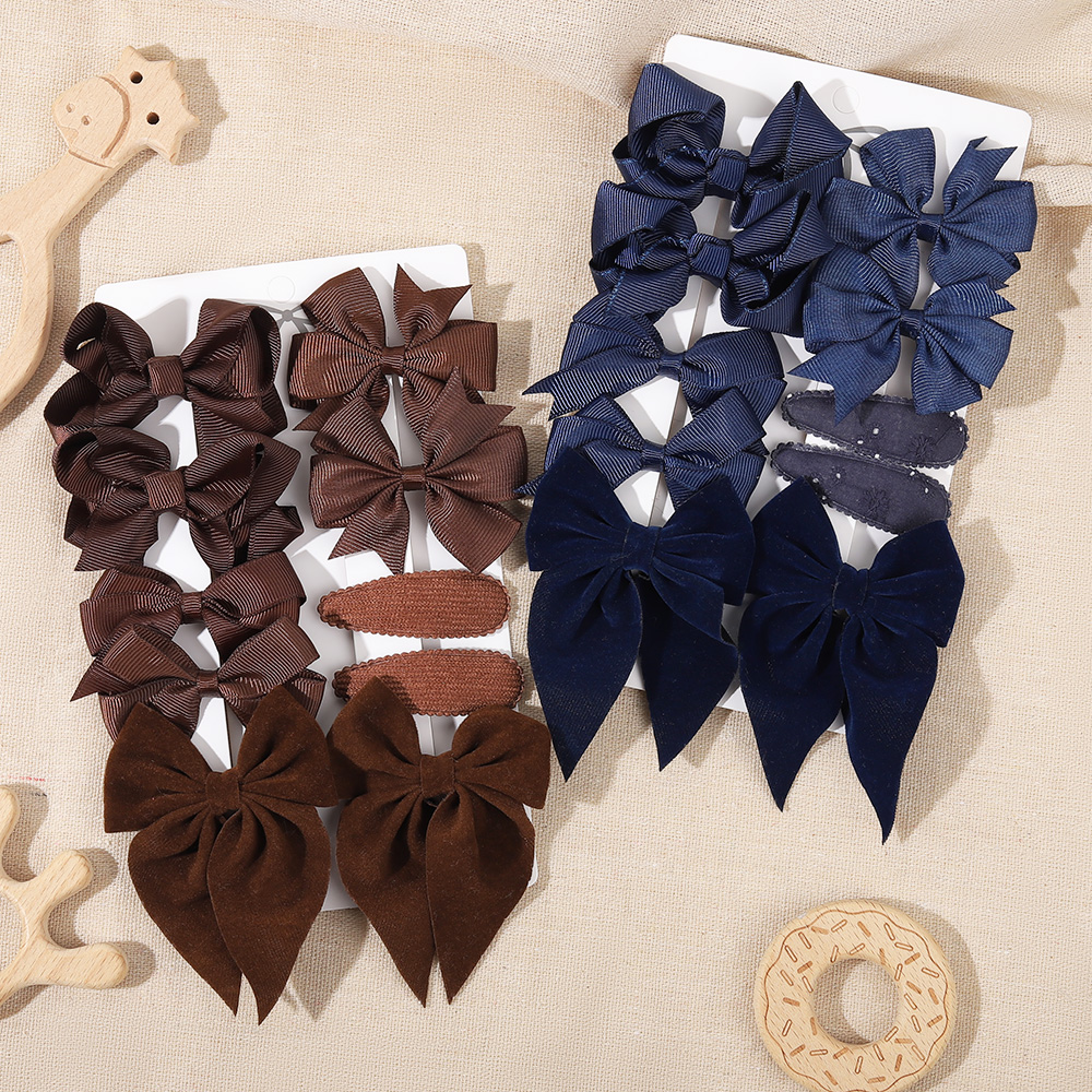 10Pcs/set Bows Hair Clip Set f - Newborn Gift Set ulasan dan harga
