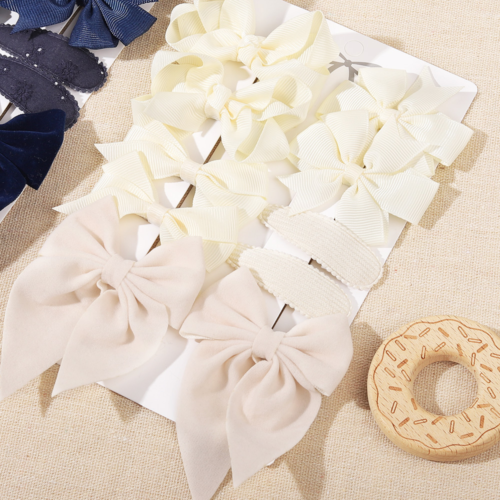 10Pcs/set Bows Hair Clip Set f - Newborn Gift Set ulasan dan harga