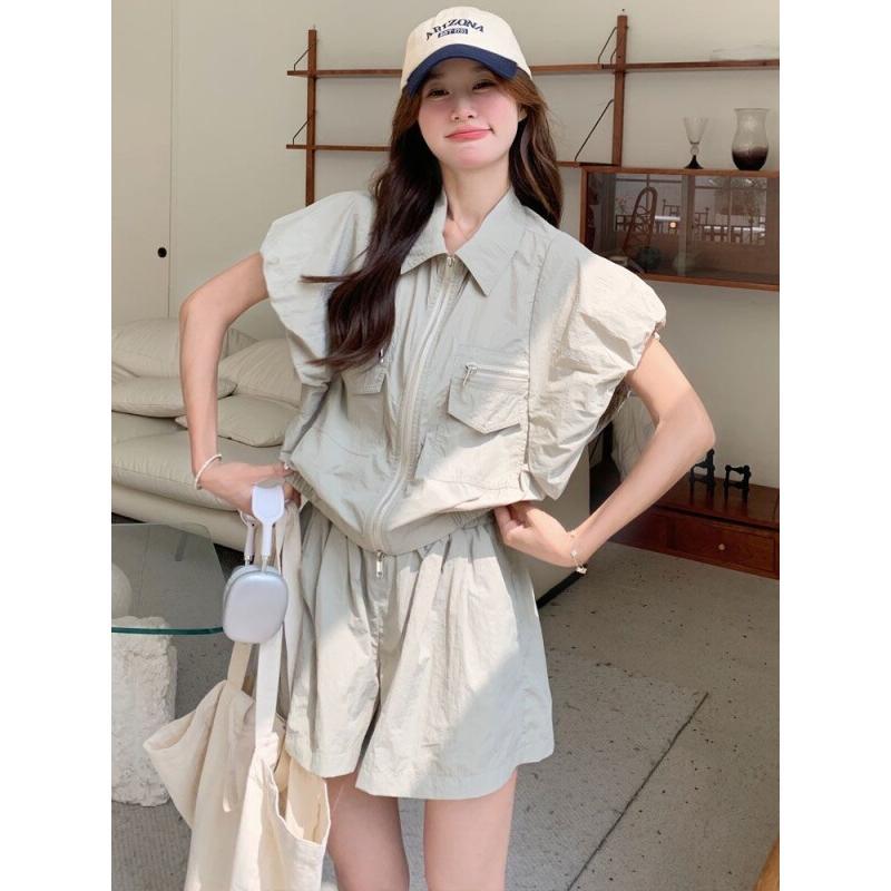 Women's Suit Fashion Two Piece - Summer Short Set ulasan dan harga
