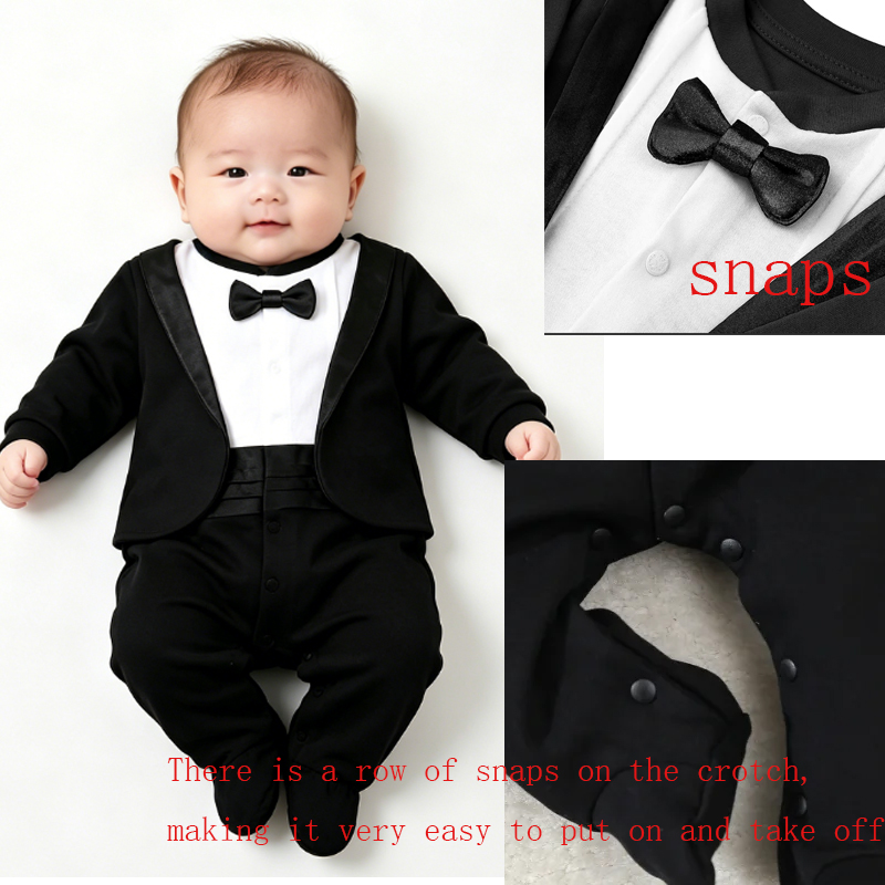 Newborn Boy Gentleman Tuxedo F - Baby Clothing Newborn ulasan dan harga