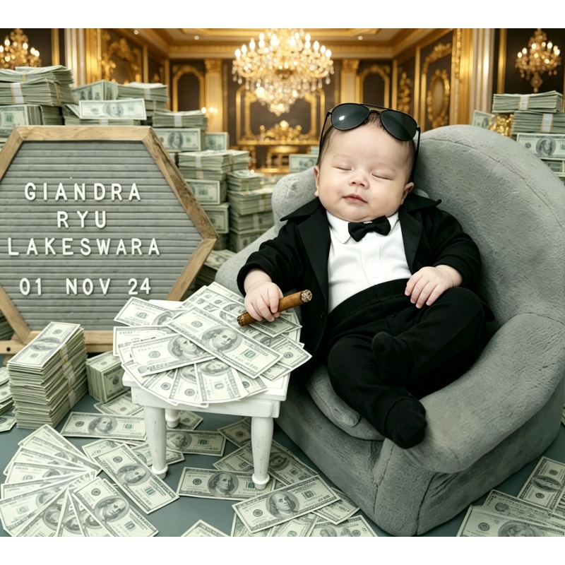 Newborn Boy Gentleman Tuxedo F - Baby Clothing Newborn ulasan dan harga