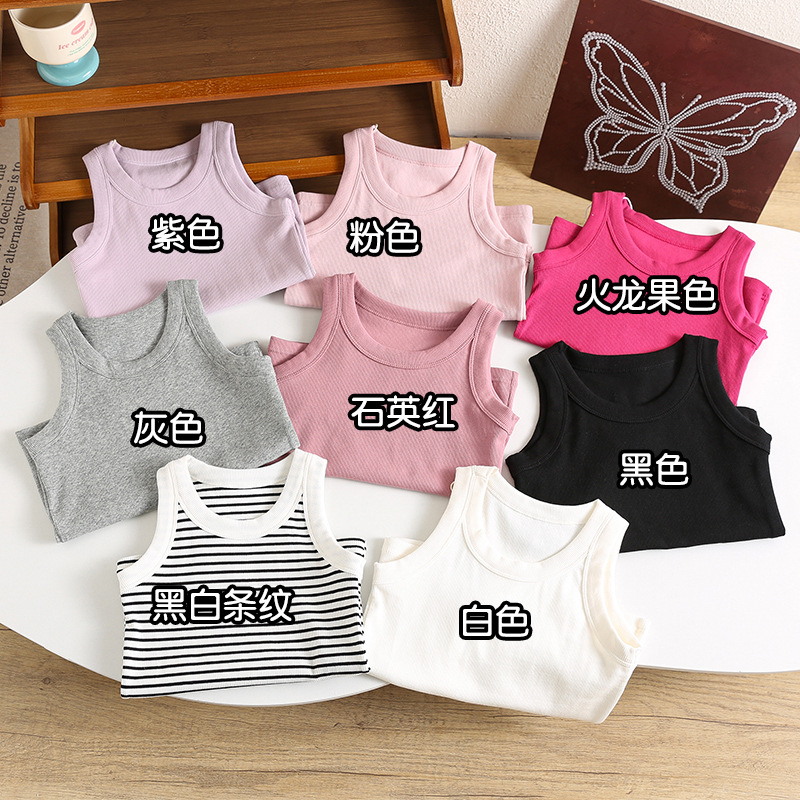 Kids Sleeveless T-shirts Candy - Baby Clothing Dividers ulasan dan harga