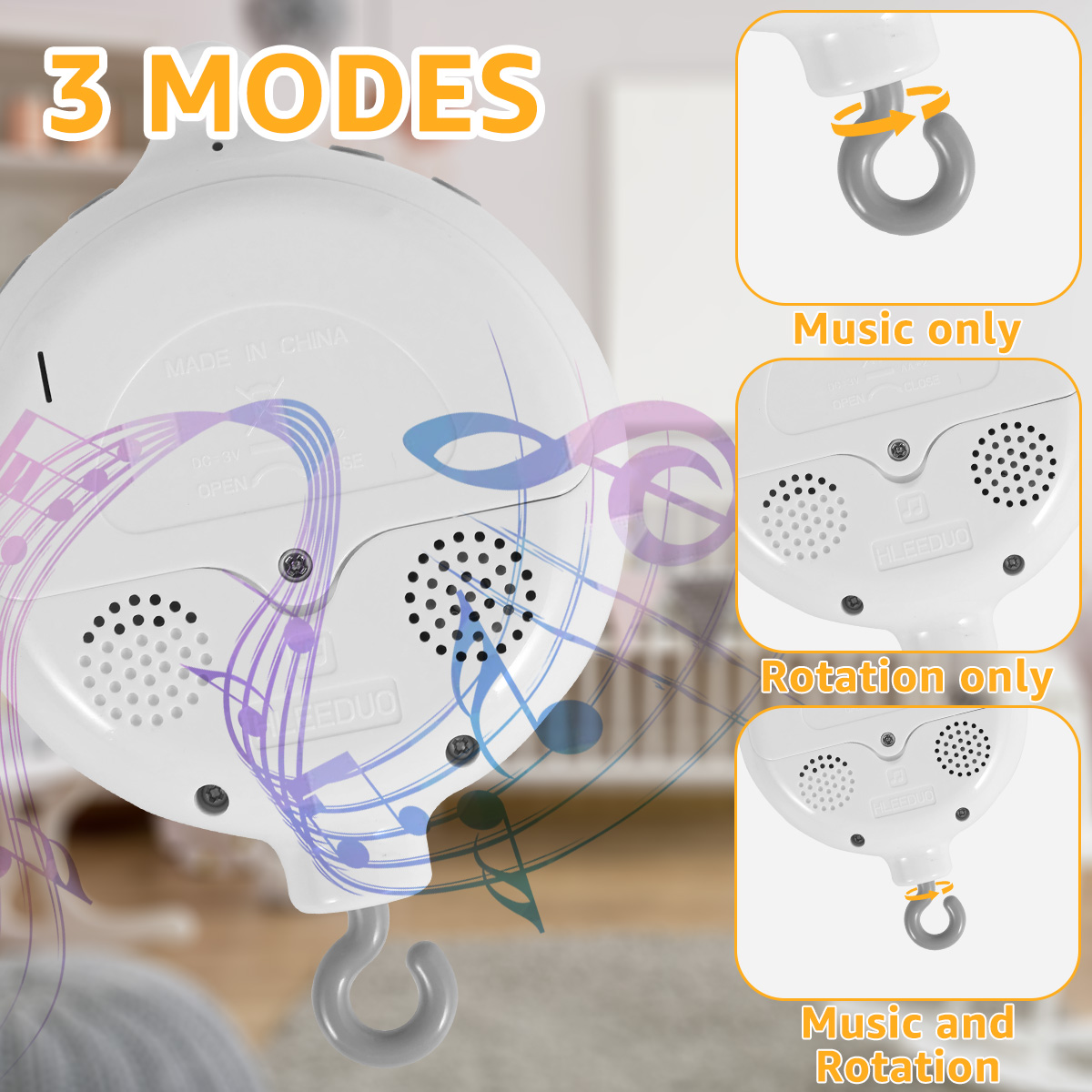 Baby Rotating Music Box ABS Ba - Newborn Gift Set ulasan dan harga