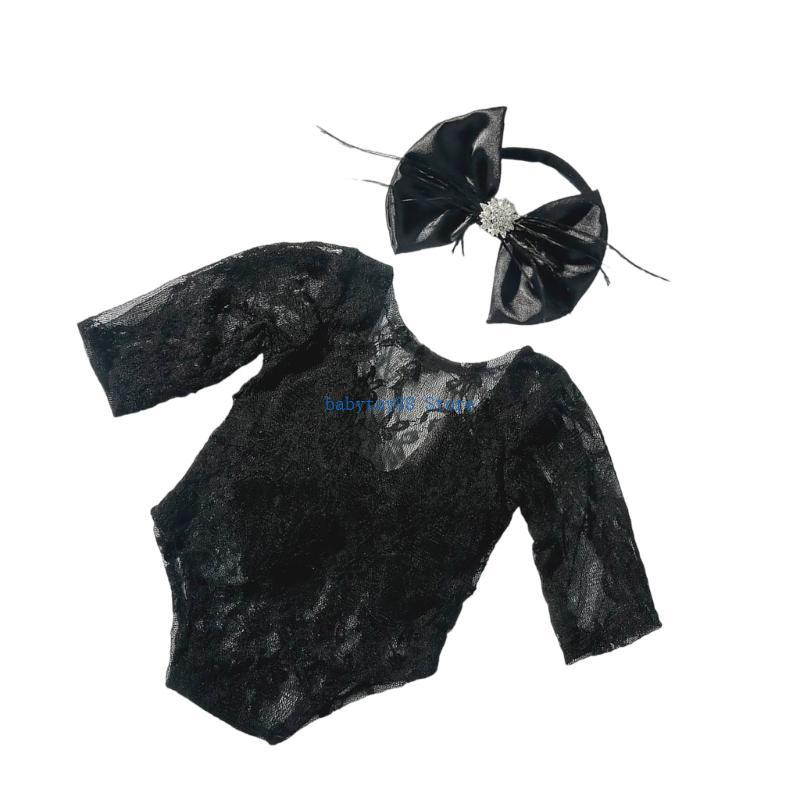 Y4UD Beautiful Lace Romper & H - Baby Clothing Unique ulasan dan harga