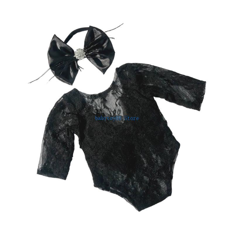 Y4UD Beautiful Lace Romper & H - Baby Clothing Unique ulasan dan harga