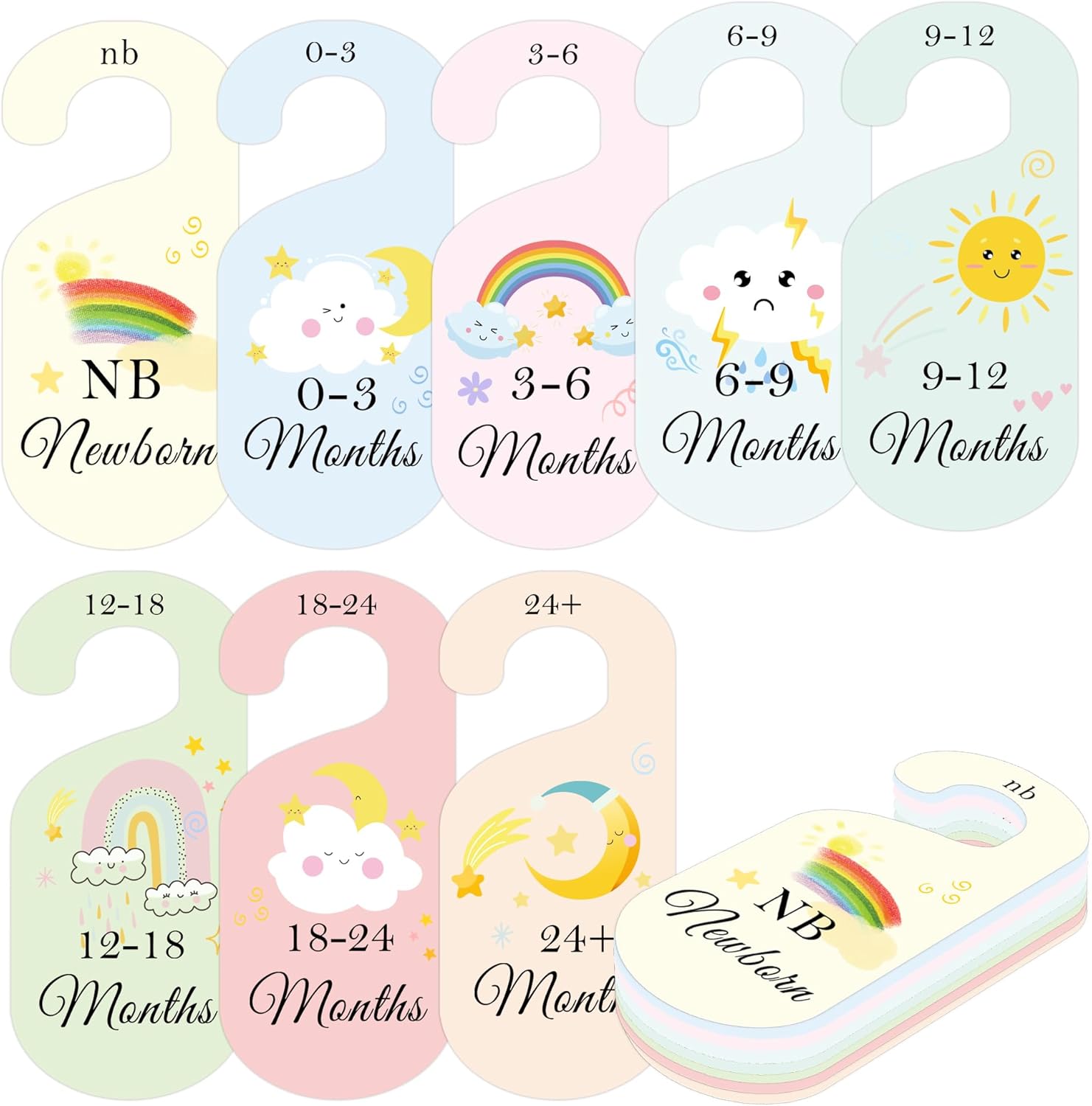 8 Pack Baby Closet Dividers Wa - Baby Clothing Dividers ulasan dan harga