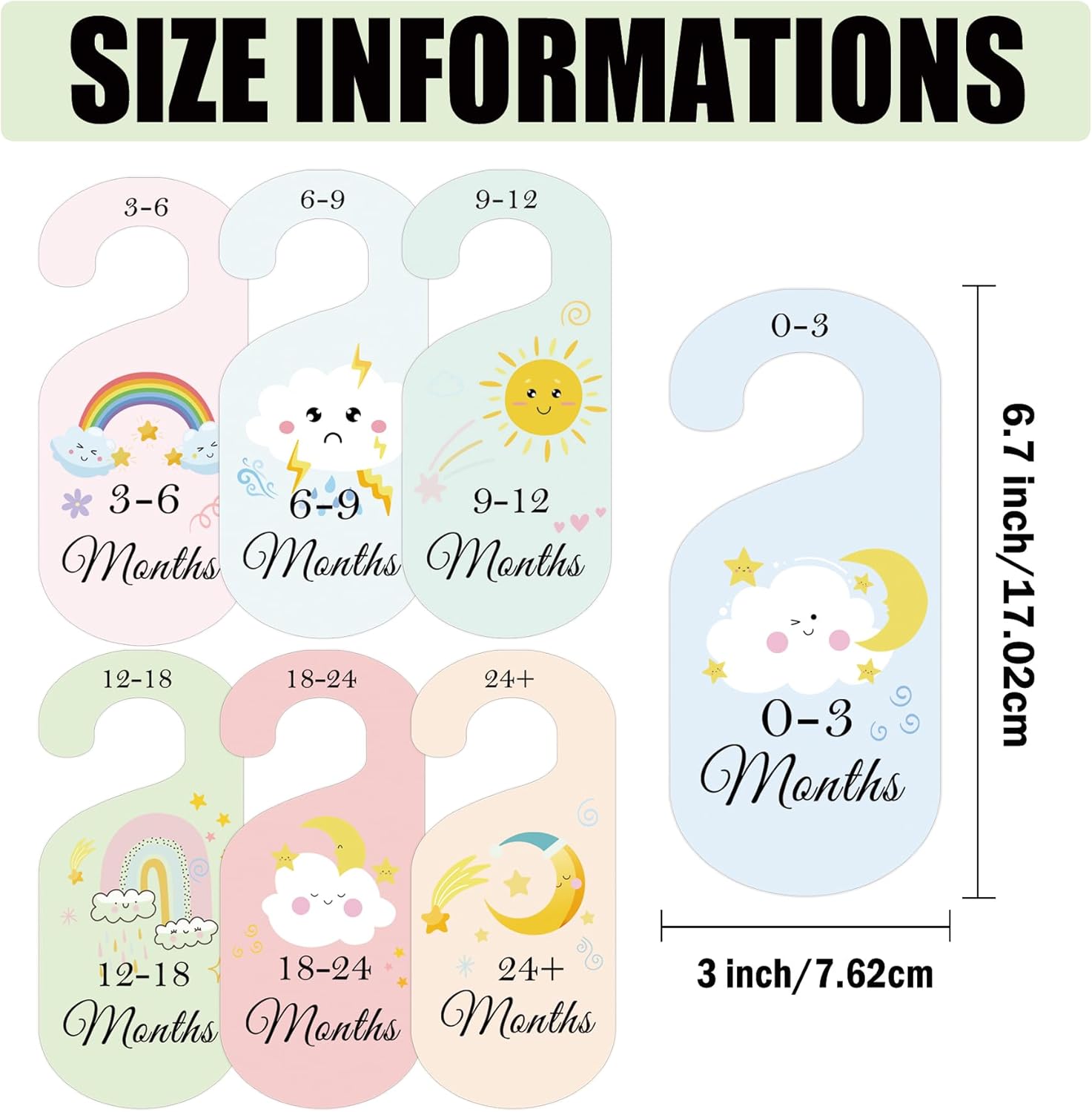 8 Pack Baby Closet Dividers Wa - Baby Clothing Dividers ulasan dan harga
