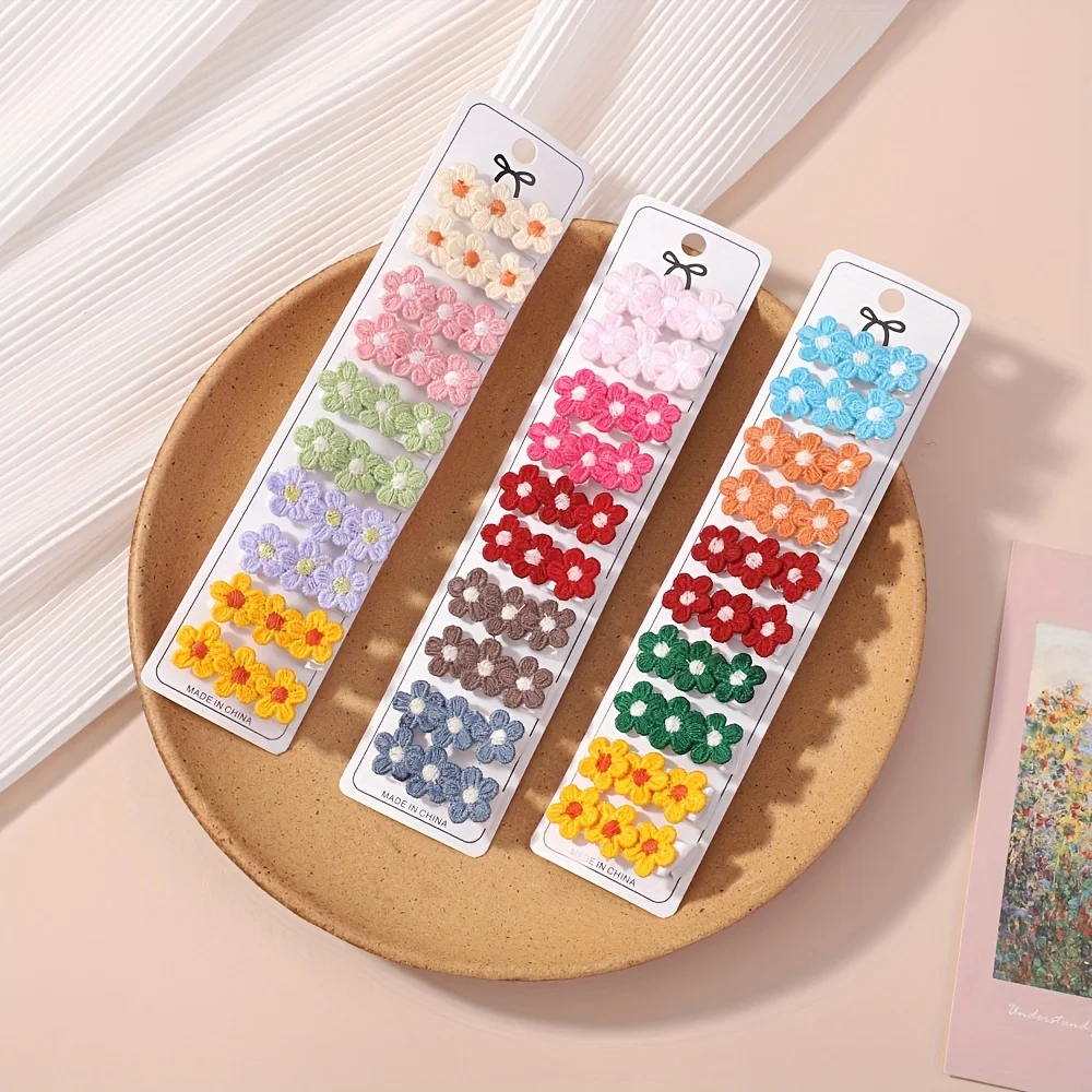 10Pcs/Set Baby Mini Flower Hai - Newborn Gift Set ulasan dan harga