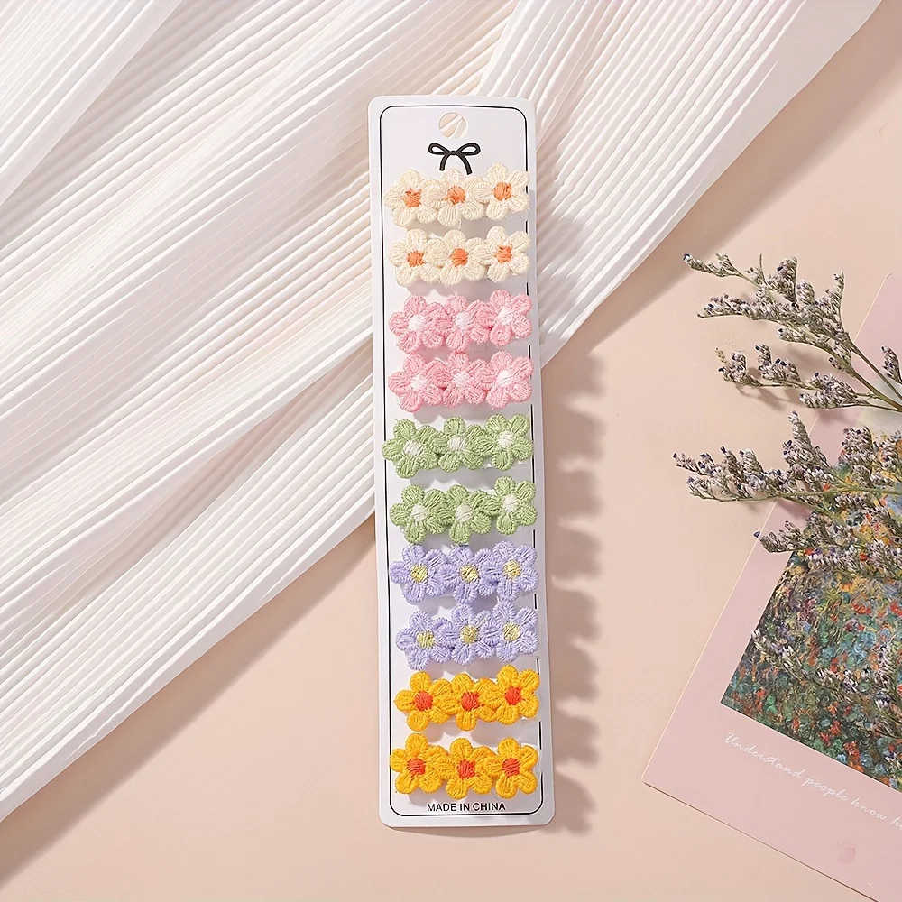 10Pcs/Set Baby Mini Flower Hai - Newborn Gift Set ulasan dan harga