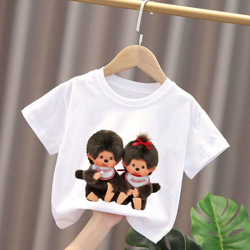 Monchhichi Kids T-shirts Anime - Baby Clothing For Summer ulasan dan harga