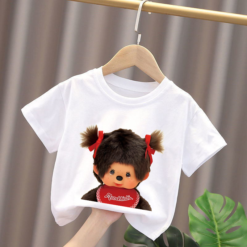 Monchhichi Kids T-shirts Anime - Baby Clothing For Summer ulasan dan harga