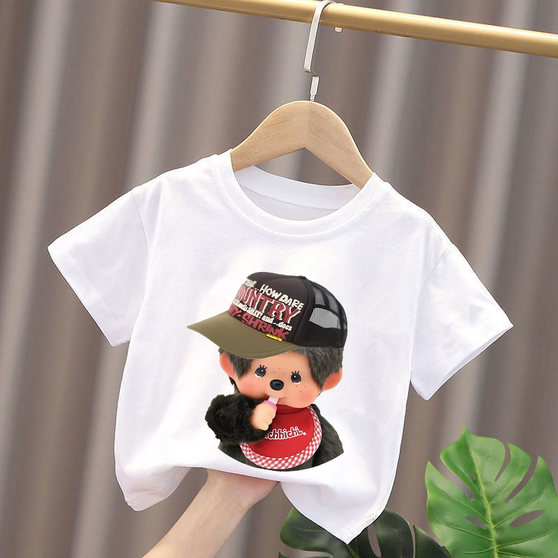 Monchhichi Kids T-shirts Anime - Baby Clothing For Summer ulasan dan harga