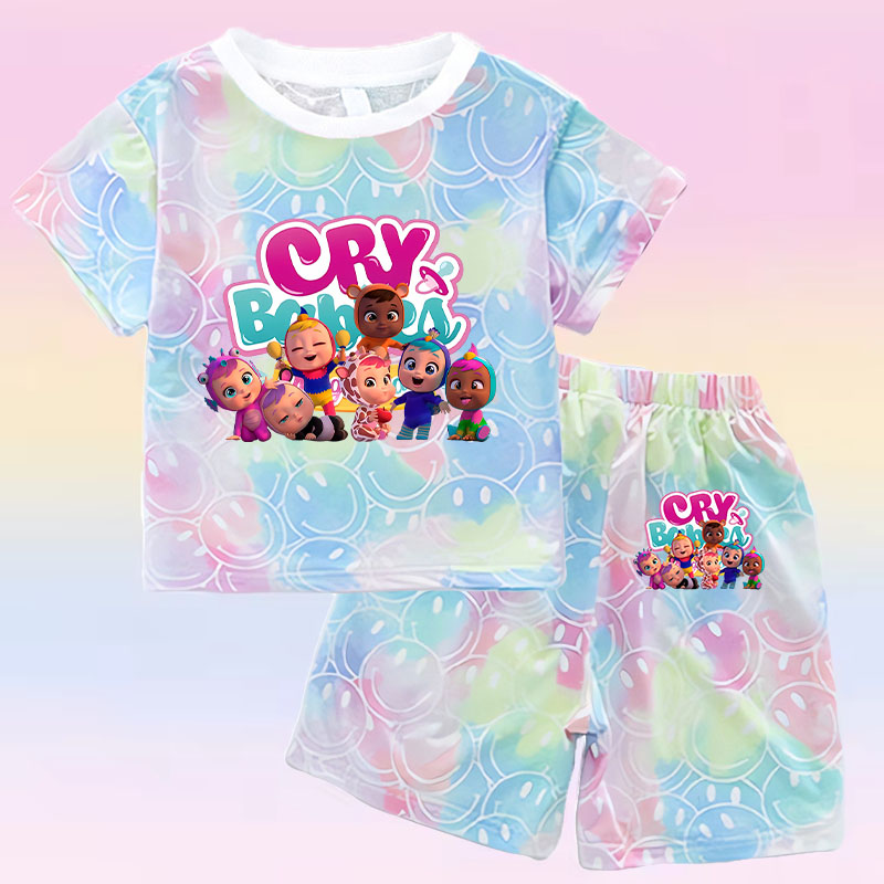 Crying Babies T-shirt Set Chil - Baby Clothing For Summer ulasan dan harga