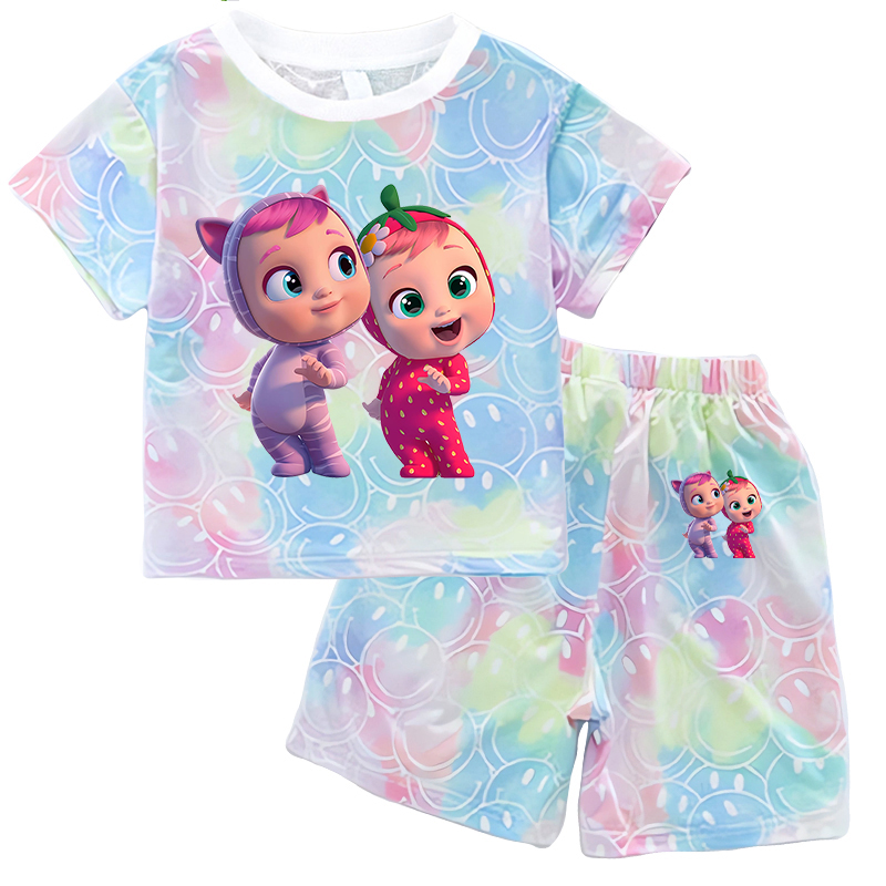 Crying Babies T-shirt Set Chil - Baby Clothing For Summer ulasan dan harga