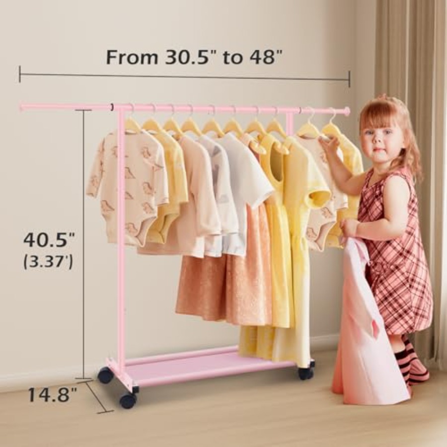 Small Garment Racks for Hangin - Baby Clothing Hanging Rack ulasan dan harga