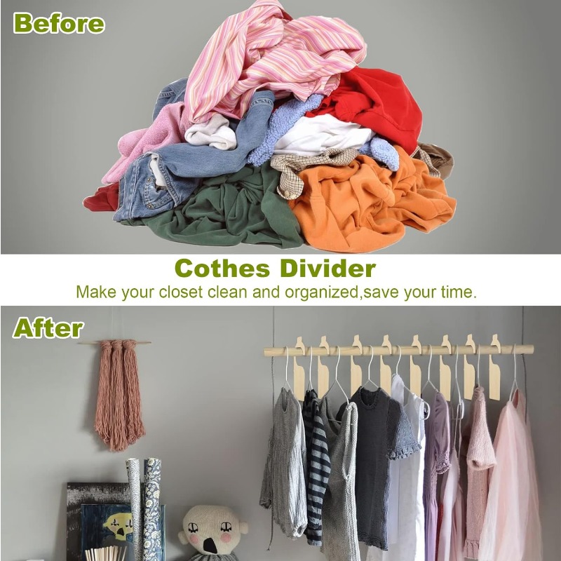 5PCS Blank Clothing Rack Divid - Baby Clothing Hanging Rack ulasan dan harga