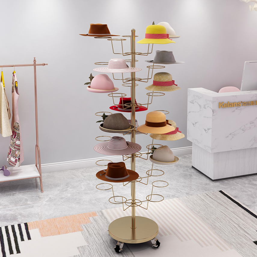 New hat display booth hat rack - Baby Clothing Layers ulasan dan harga