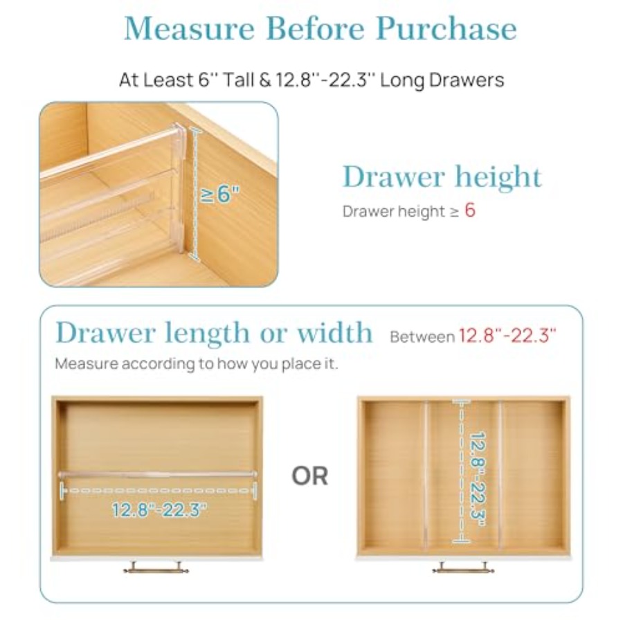 8 Pack 6 Tall Adjustable Expan - Baby Clothing Dividers ulasan dan harga