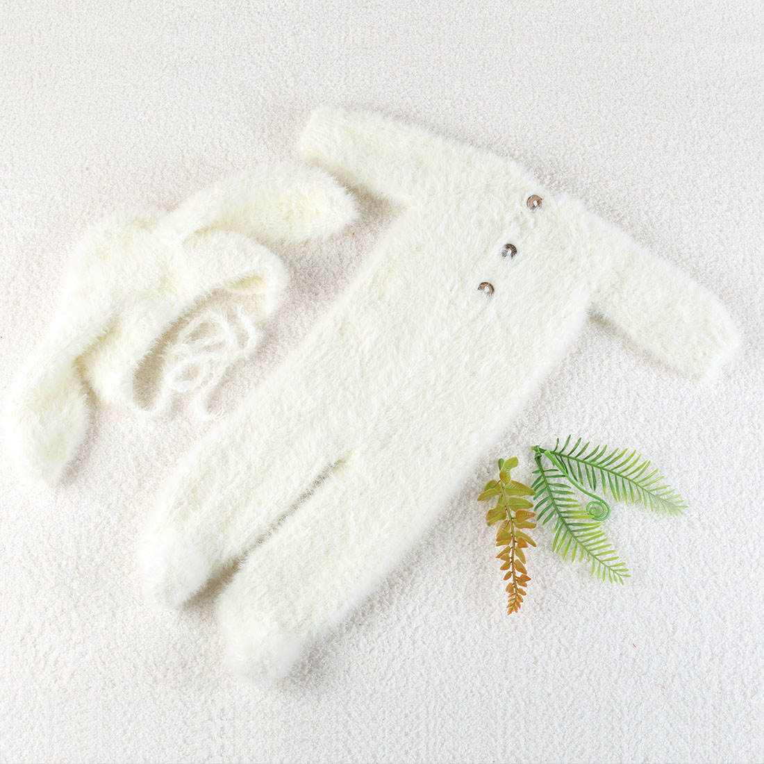 Vintage Knit Fluffy Teddy Bear - Baby Clothing Newborn ulasan dan harga