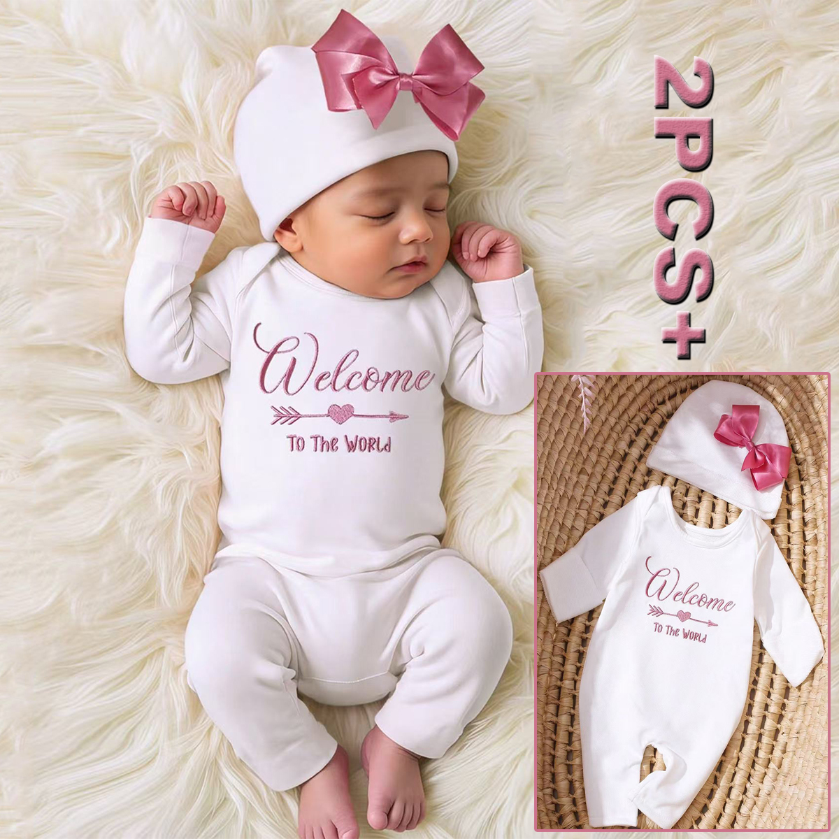 Ylsteed 2Pcs Newborn Photograp - Baby Clothing Newborn ulasan dan harga