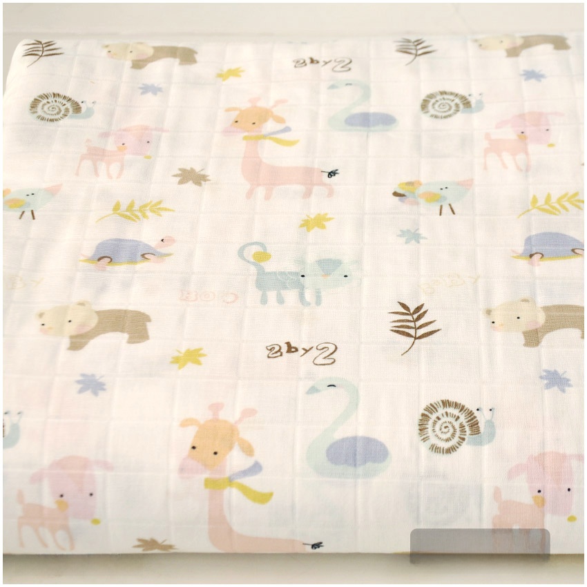 Pure Cotton Double Layer Gauze - Baby Clothing Layers ulasan dan harga