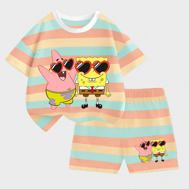 SpongeBobs SquarePants Kids T- - Baby Clothing For Summer ulasan dan harga