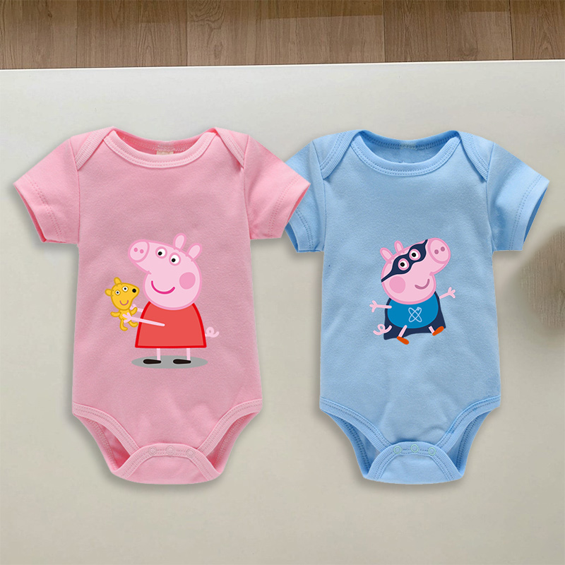 Peppa Pigs Baby Clothes Romper - Baby Clothing Dividers ulasan dan harga